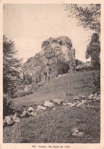 Cartolina Viu Tornetti Roc Sapai 1936
