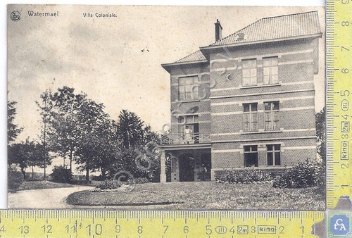 Cartolina Watermael - Villa Coloniale - Vg Belge Congo - …