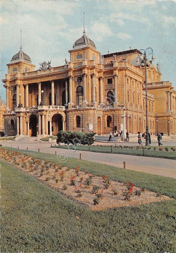 Cartolina Zagreb kazaliste anni '80