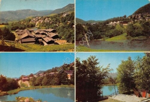 Cartolina Zeri Villaggio Aracci vedute varie 1982