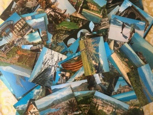 Cartoline Lotto di 100 cartoline a coloriVG e NVG Lotto …