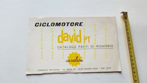 Casalini ciclomotore 50 David PT anni 60 catalogo ricambi telaio …