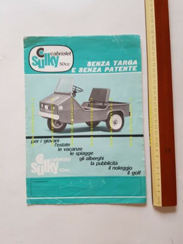 Casalini Sulky 50 Cabriolet 1973 depliant moto originale