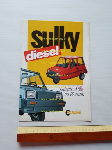Casalini Sulky Diesel depliant originale italiano