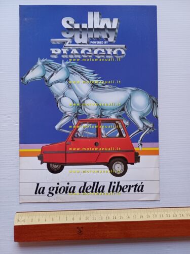 Casalini Sulky motore Piaggio SP 50 1989 depliant ITALIANO microauto …