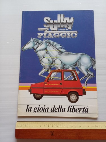 Casalini Sulky motore Piaggio SP 50 1989 depliant ITALIANO microauto …