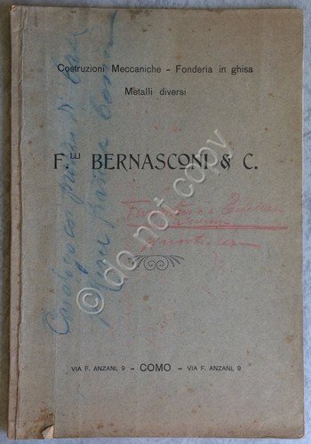 Catalogo - F.lli Bernasconi & C. - Costruzioni Meccaniche - …