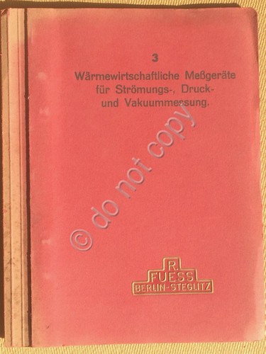 Catalogo - R. Fuess Berlin - Strumenti Misura - Belotti …