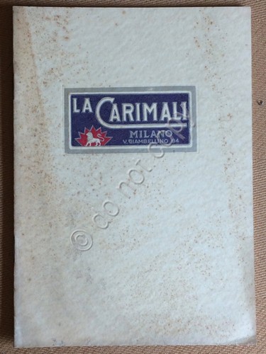 Catalogo D'Epoca - La Carimali Milano - Macchine Caffè - …