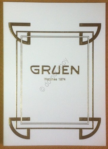 Catalogo orologi - Watch catalog - Gruen 1994