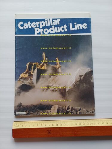 Caterpillar catalogo produzione generale 1983 depliant originale