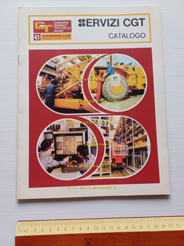 Caterpillar catalogo servizi depliant italiano originale