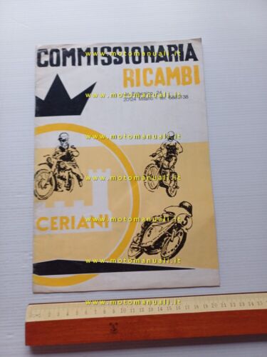 Ceriani produzione forcelle ammortizzatori anni 70 depliant italiano originale