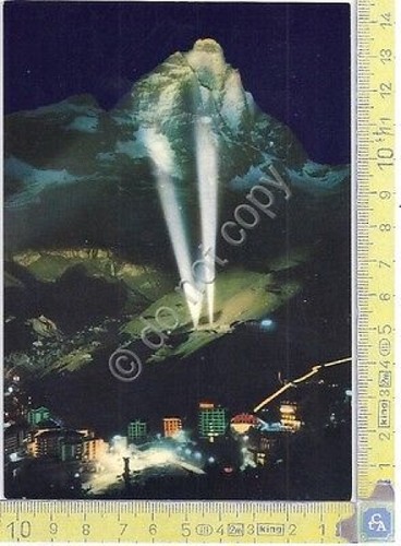 Cervinia - by night - Centenario Prima scalata 1865-1965 - …