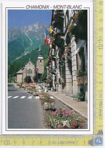 Chamonix - Brevent Chiesa Municipio- Church city Hall & Brevent …