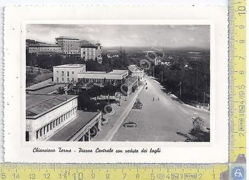 Chianciano - Piazza Centrale - 1952