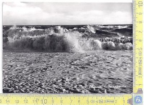 Chiavari - Maregiata - Stormy sea - 1954