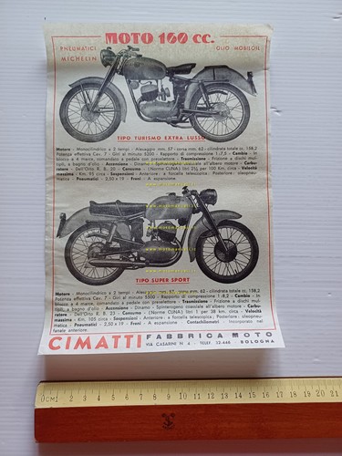 Cimatti 160 2T Super Sport - Turismo Extra Lusso depliant …