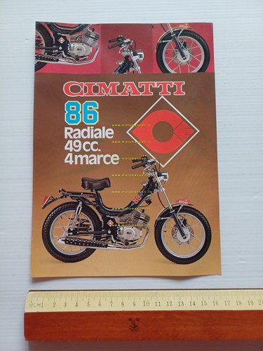 Cimatti 49 86 radiale 1978 depliant italiano tubone