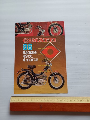 Cimatti 49 86 radiale 1978 depliant italiano tubone