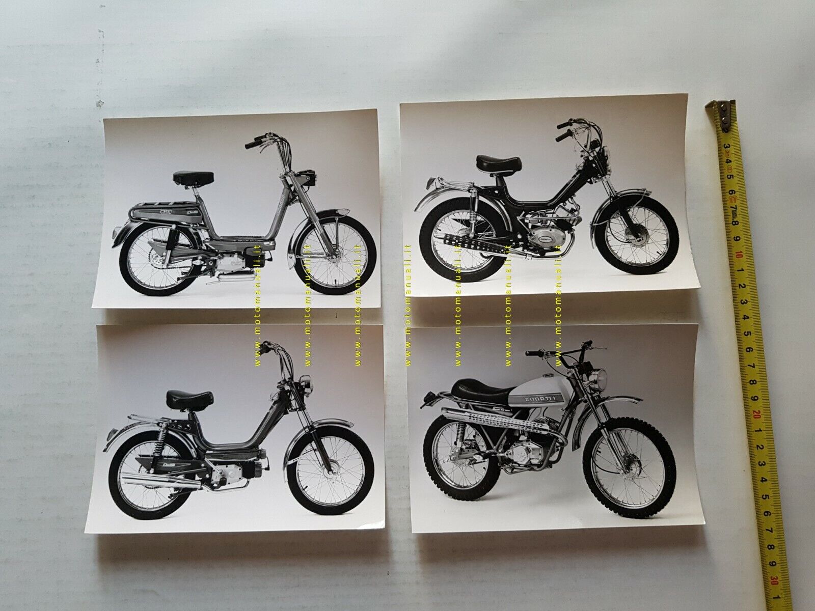 Cimatti 50 lotto 4 foto originali modelli diversi da cartella …