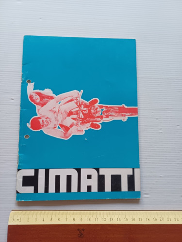 Cimatti catalogo produzione ciclomotori anni 60-70 depliant originale italiano