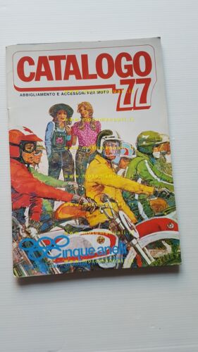 Cinque Anelli 1977 catalogo generale abbigliamento ricambi e accessori originale