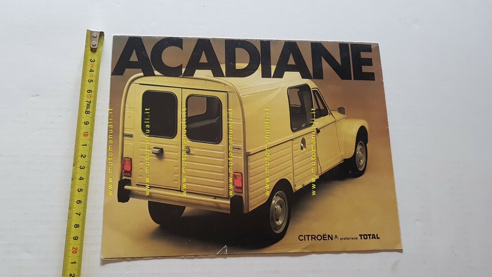 Citroen Acadiane 1978 depliant italiano originale auto brochure