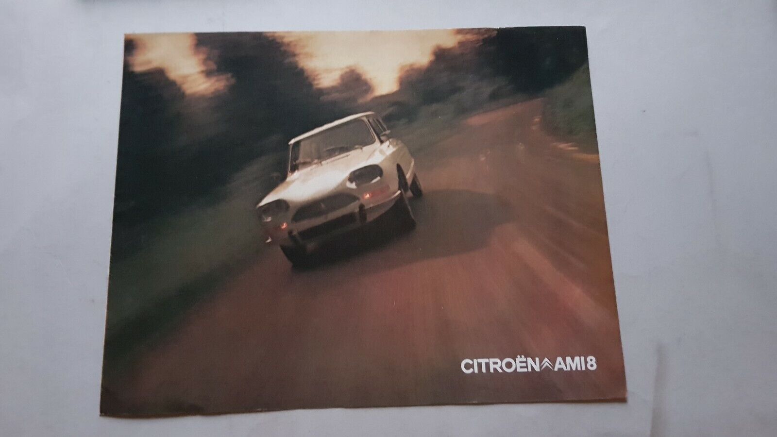 Citroen AMI 8 1972 depliant ITALIANO originale brochure