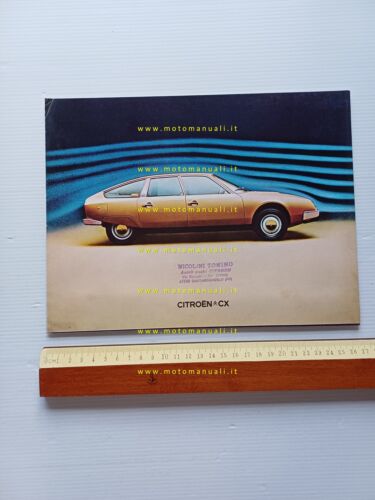 Citroen CX 2.0 - 2.2 depliant italiano originale