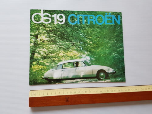 Citroen DS 19 modelli 1963 depliant originale italiano