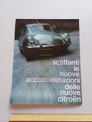 Citroen modelli DS 19 - ID 19 1965 depliant italiano …