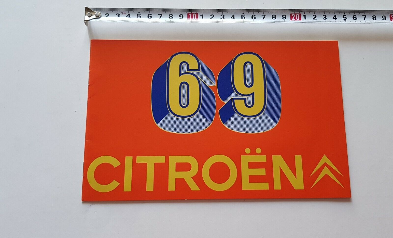 CItroen modelli produzione 1969 depliant originale auto epoca brochure