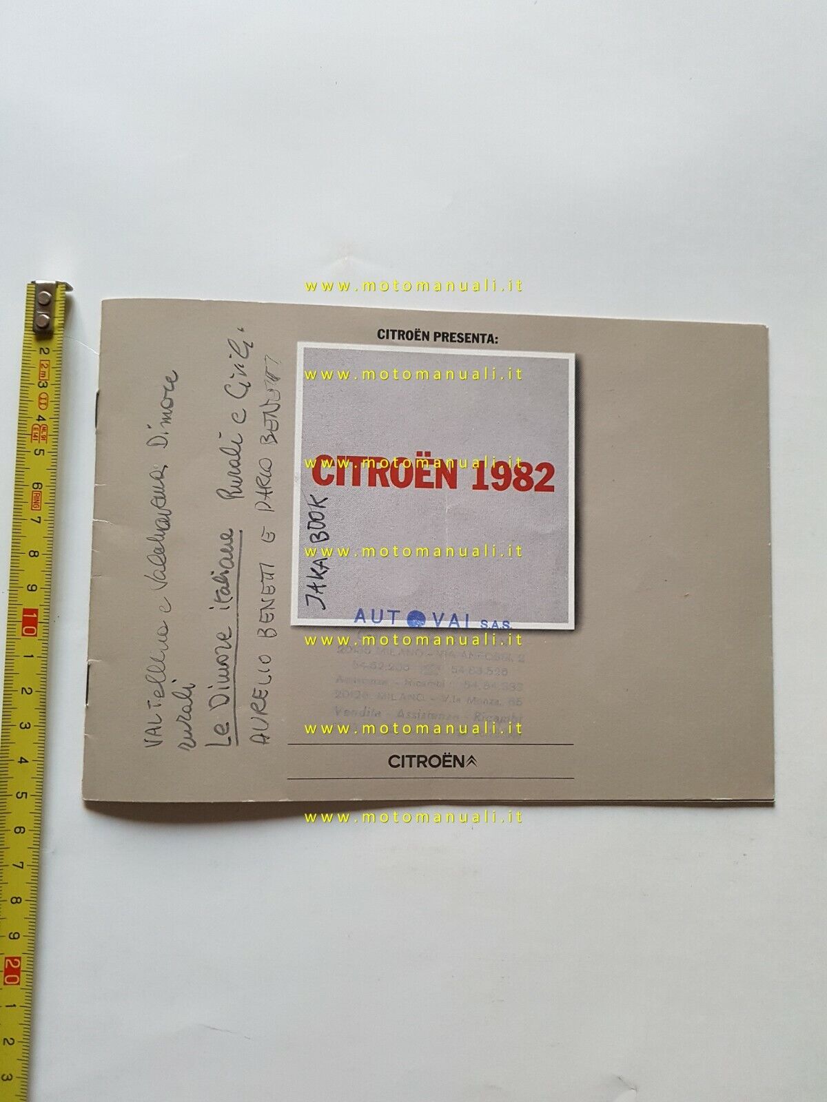 Citroen presentazione modelli 1982 depliant ITALIANO originale