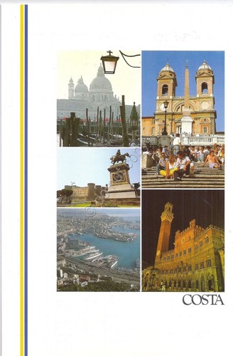 Collezionismo Cartaceo - Menu - Costa Crociere - Daphne - …