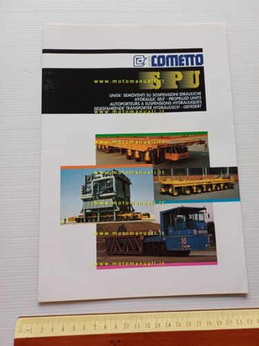 Cometto veicoli speciali unit semoventi depliant originale