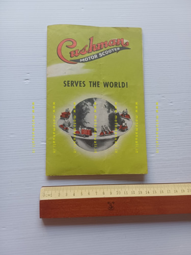 Cushman catalogo produzione scooter anni 40 depliant USA originale