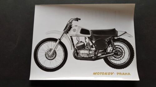 CZ 125 Cross 1973 foto - depliant ufficiale originale brochure
