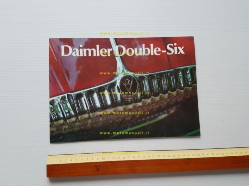 Daimler Double-Six 1972 depliant originale inglese