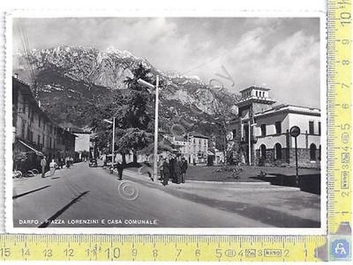Darfo - Piazza Lorenzini e Casa Comunale - 1953 - …