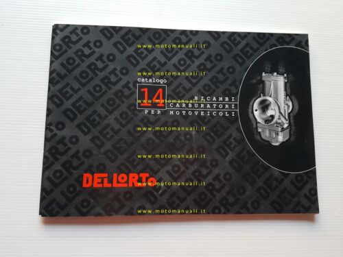 DELL'ORTO Catalogo 14 2001 catalogo ricambi tutti Carburatori moto originale