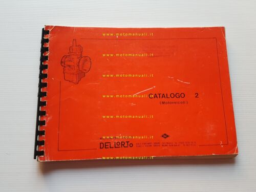 DELL'ORTO Catalogo 2 1977 catalogo ricambi tutti Carburatori moto originale