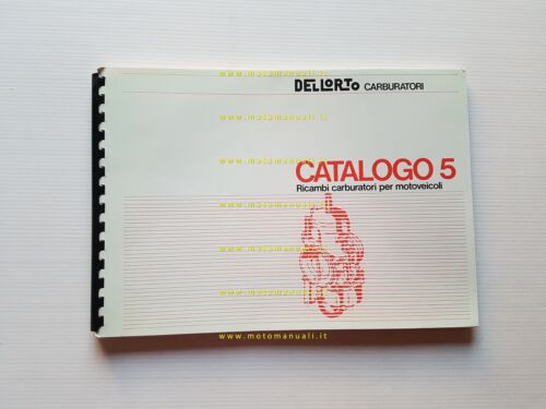 DELL'ORTO Catalogo 5 1985 catalogo ricambi tutti Carburatori moto originale