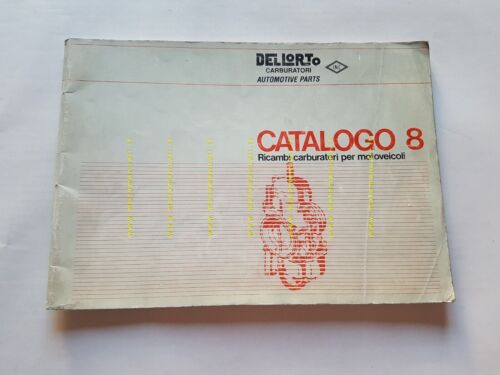 DELL'ORTO catalogo 8 carburatori moto 1990 genuine spare part catalog