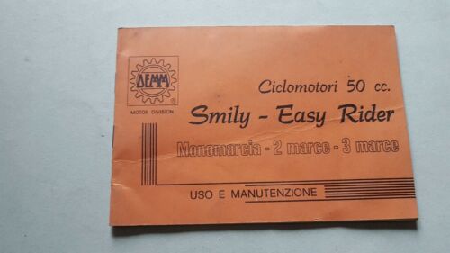 DEMM 50 Smily - Easy Rider manuale uso originale italiano …