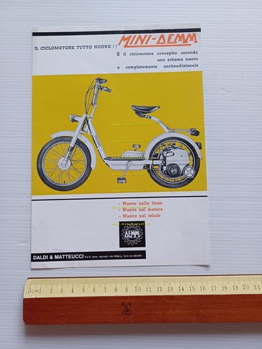 Demm Mini Demm 50 depliant italiano originale