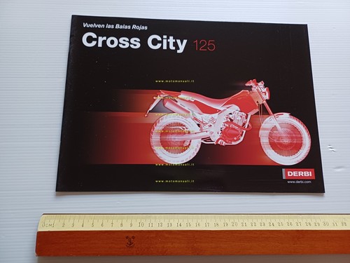 Derbi 125 Cross City 2009 depliant originale