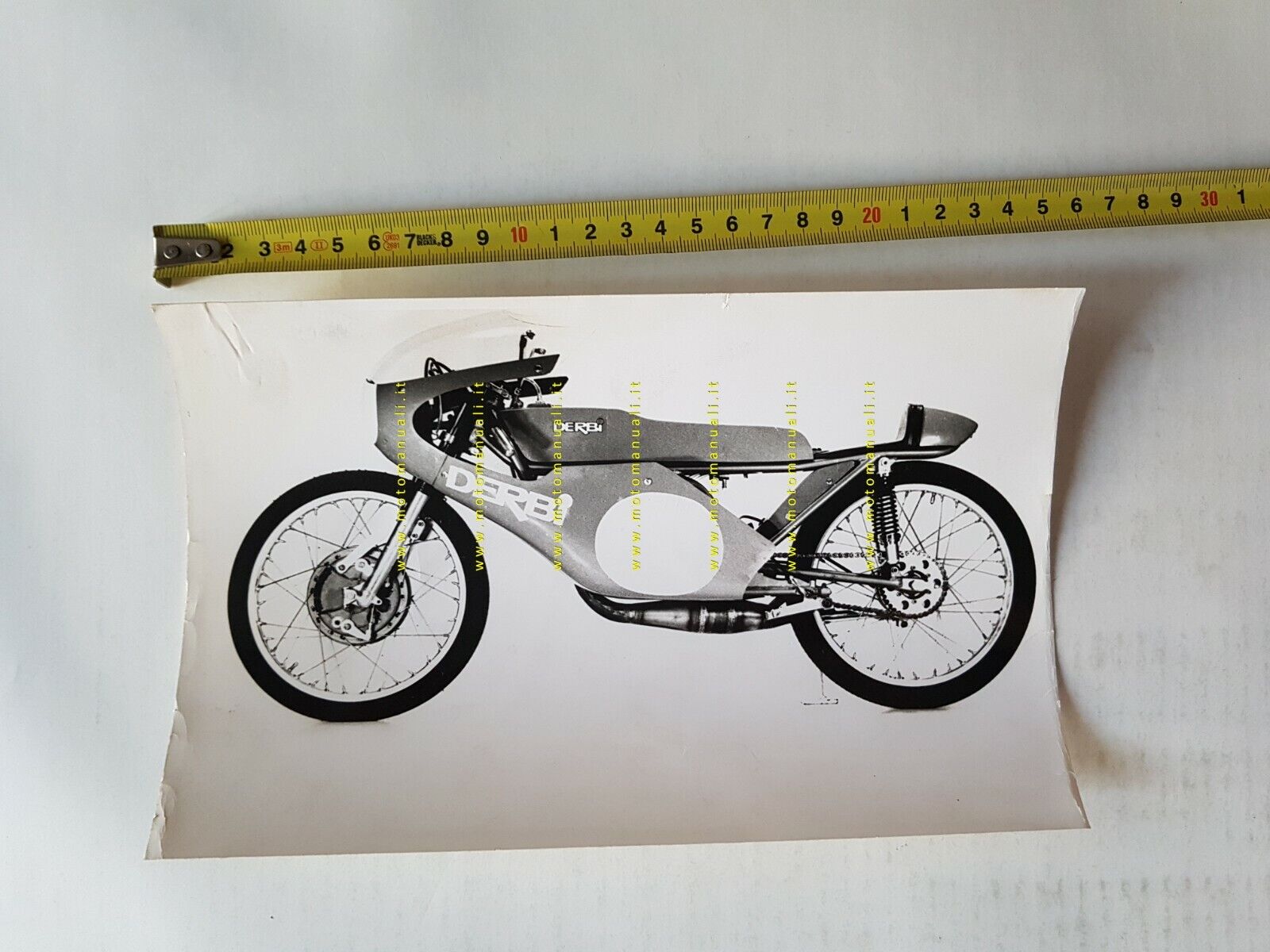 Derbi 50 GP Carreras Cliente 1973 foto originale da cartella …