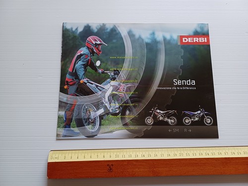 Derbi 50 Senda R - SM 2006 depliant italiano originale