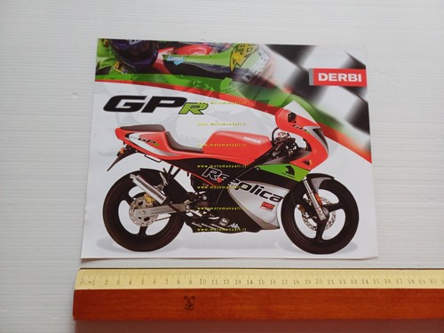 Derbi GPR 50 Replica 2003 depliant inglese originale